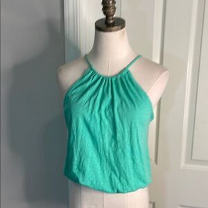 Z Supply S Small Crop Tank Top Knit Green